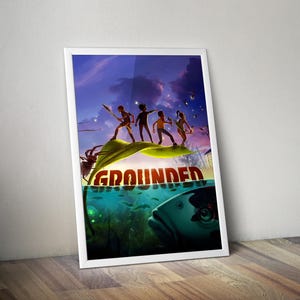 Grounded Poster | Gaming Poster | Gaming Artwork | Gaming Decor | Video Game Poster | Gaming Gift | Video Game Print | Wall Art