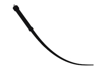 Black Silicone Tail Whip 60cm