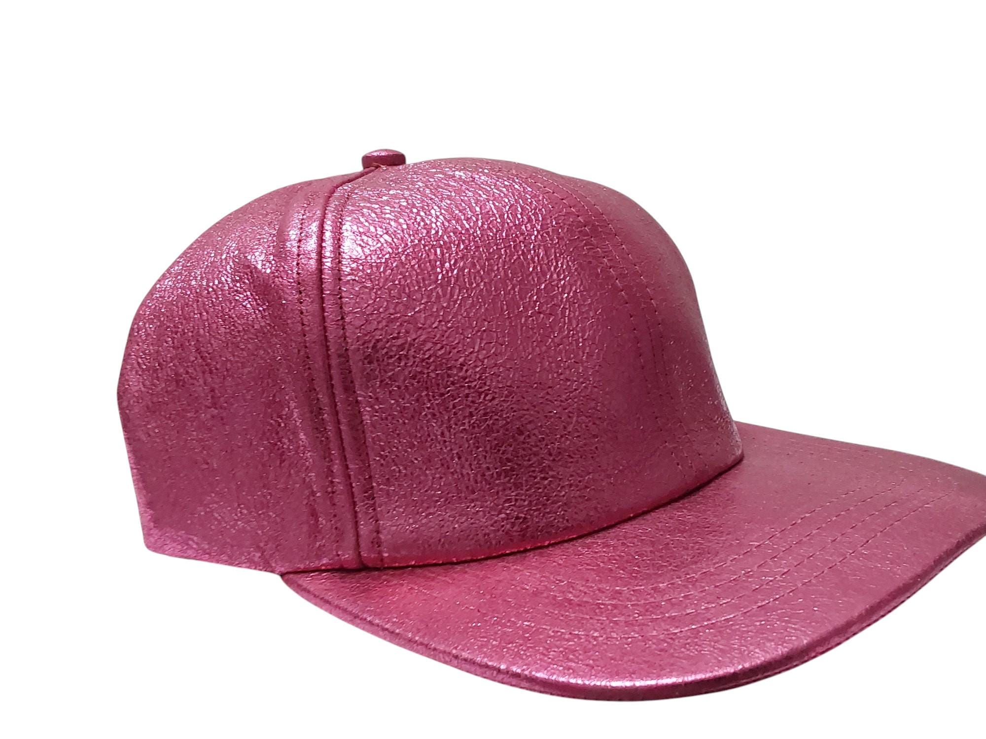 Cherry Genuine Leather Cap Leather Baseball Cap Handmade Leather Cap Unisex Lukkizara Leather Baseball Cap Unisex Adjustable Real  main image 3