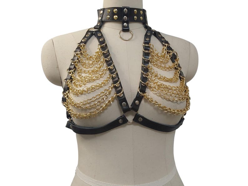 Bustier Chains Bra Harness