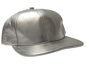 Handmade Sheep Leather Baseball Cap – Unisex Mid Crown Hat