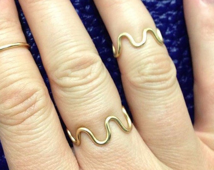 Gold Caviar Ring Set (2 rings)