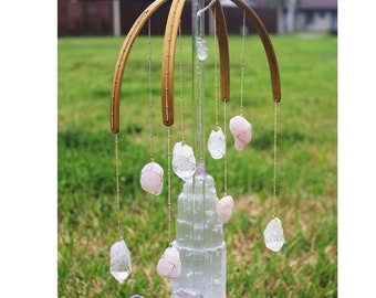 Crystal Baby Mobile  * Custom Crystal Hanging * Organic Nursery & Room Decor * Natural Chandelier