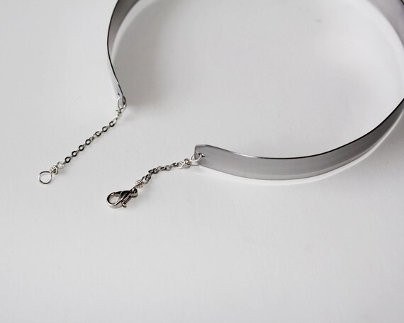アクセサリー todayful Chain Choker silver Silver Chain Choker - O Ring Choker - Toggle Clasps Necklace