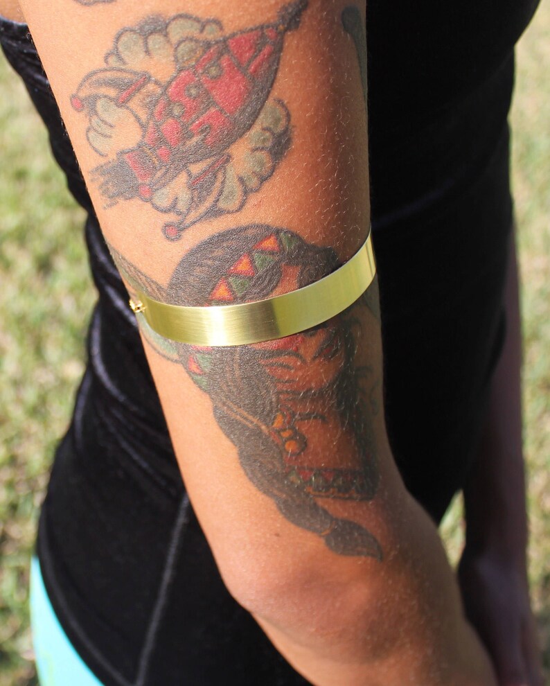Thin Gold Arm Band Each Sold Separately image 4