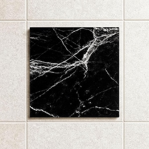 Azulejos de pared adhesivos con efecto mármol