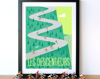 PERSONALISED Tour de France Race Number Print Customised