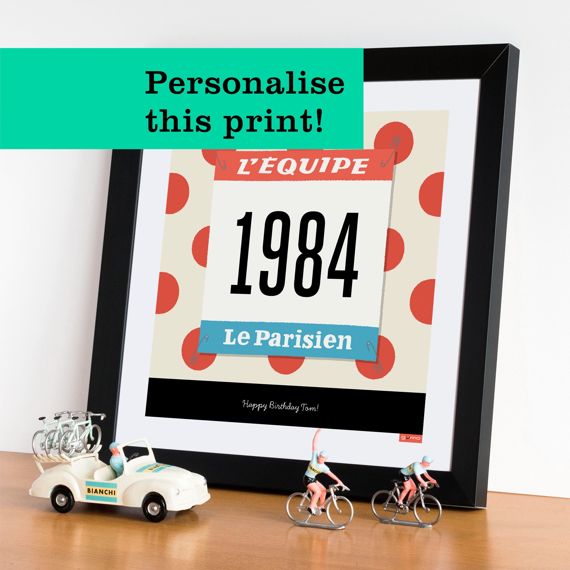 Personalisierbare Fahrrad-Startnummer - Individuelles Design Mit Sattelhalterung