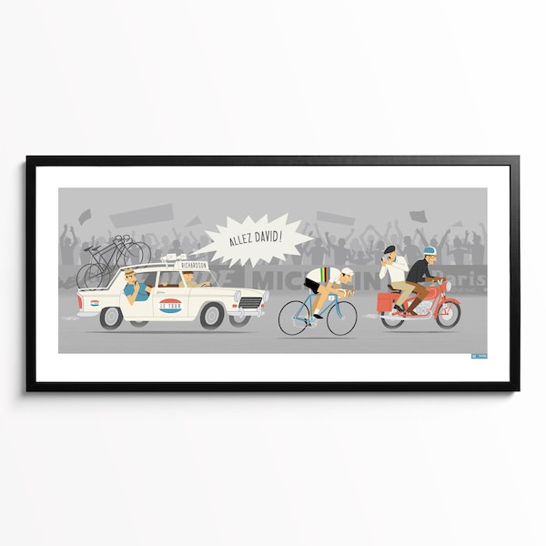 Personalised Cycling Art, Time Trial