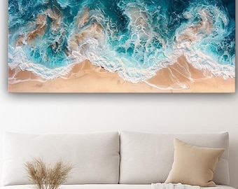 Ocean Wave Canvas Print: Coastal Seascape Wall Art