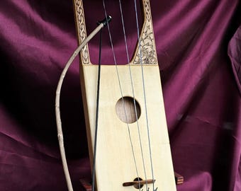 ᛉ Tagelharpa - Planos e instrucciones de construcción - Diseño de cuerpo hueco ᛉ