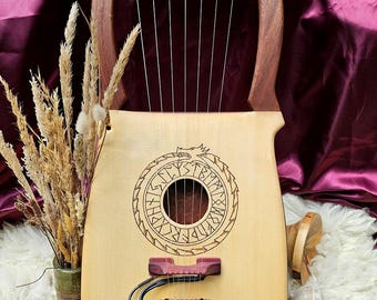 ᛉ Kravik Lyre - Build Plans & Instructions for Nordic Harp ᛉ