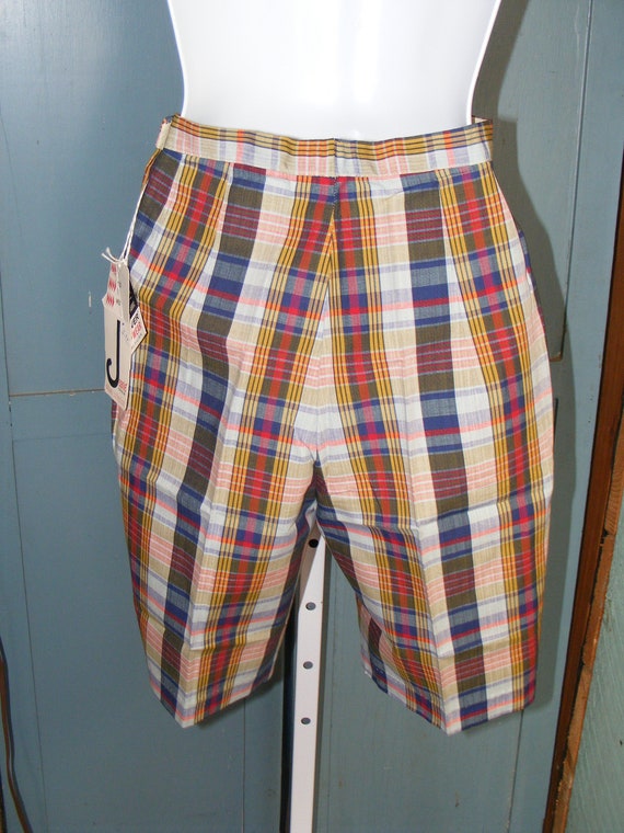 1960s Bermuda Shorts XS Vintage Jeanie Deadstock … - image 6