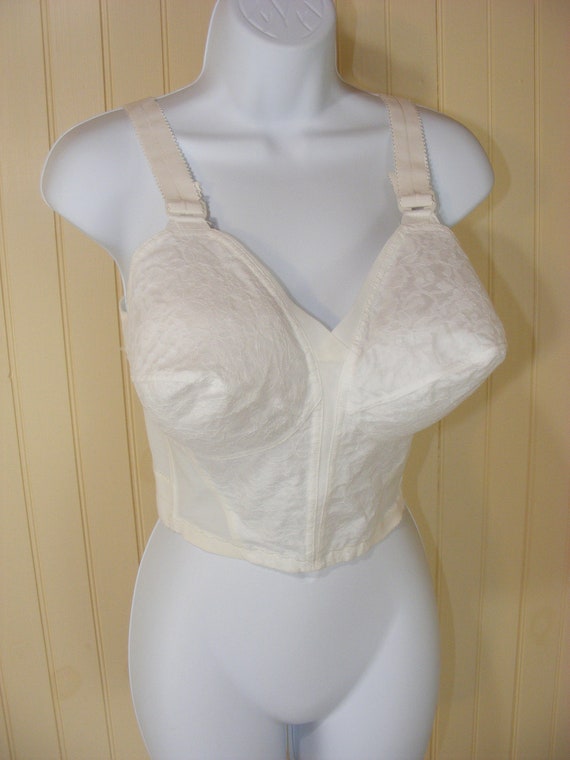 60S Long Line Bra PLAYTEX 44D #269 Living Stretch 