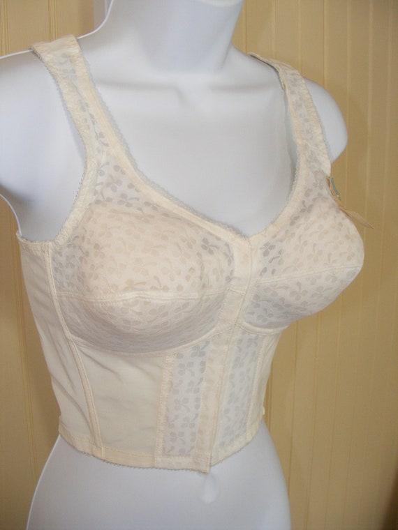 70s Longline Bra 34B Bestform P8300 Front Hook Padded Vintage