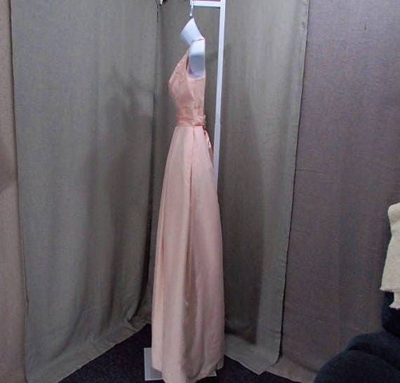1960s Gown Pink Formal Dress Vintage Debutante Vi… - image 4