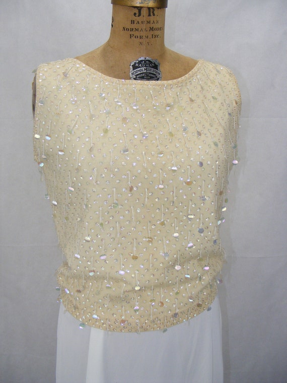 silver sweater for evening dress