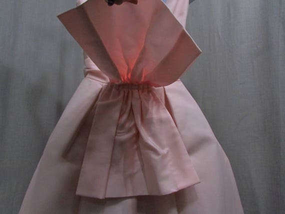 1960s Gown Pink Formal Dress Vintage Debutante Vi… - image 7