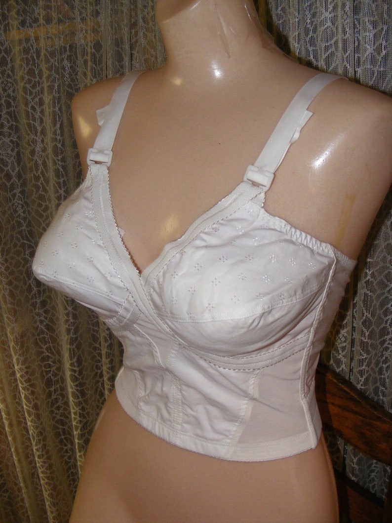 60S Long Line Bra 42C 235 Playtex Cross Your Heart Deadstock Vintage Lingerie image 2