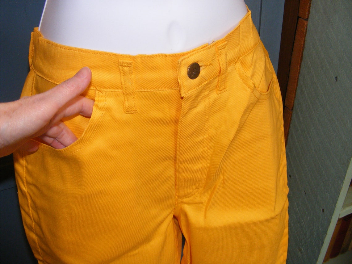 1960s Shorts Lady Lee Knee Knockers Stretch Sunflower Yellow Etsy