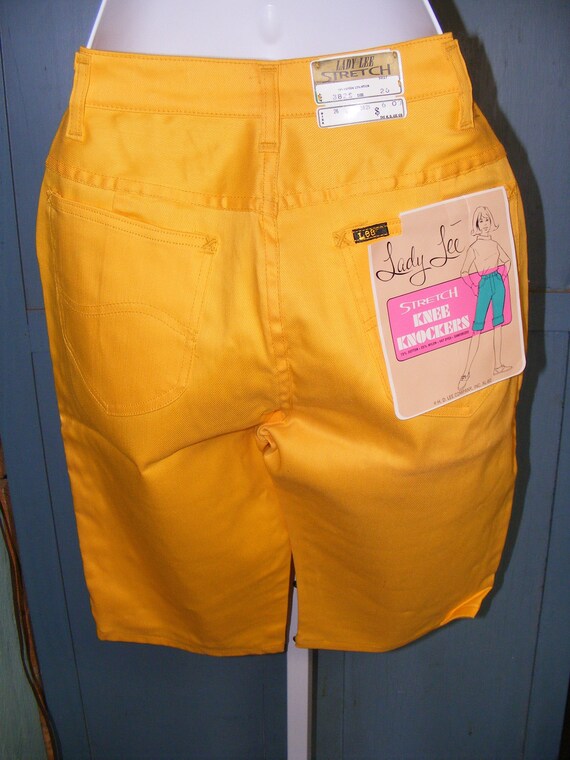 1960s Shorts Lady Lee Knee Knockers Stretch Sunflower… Gem