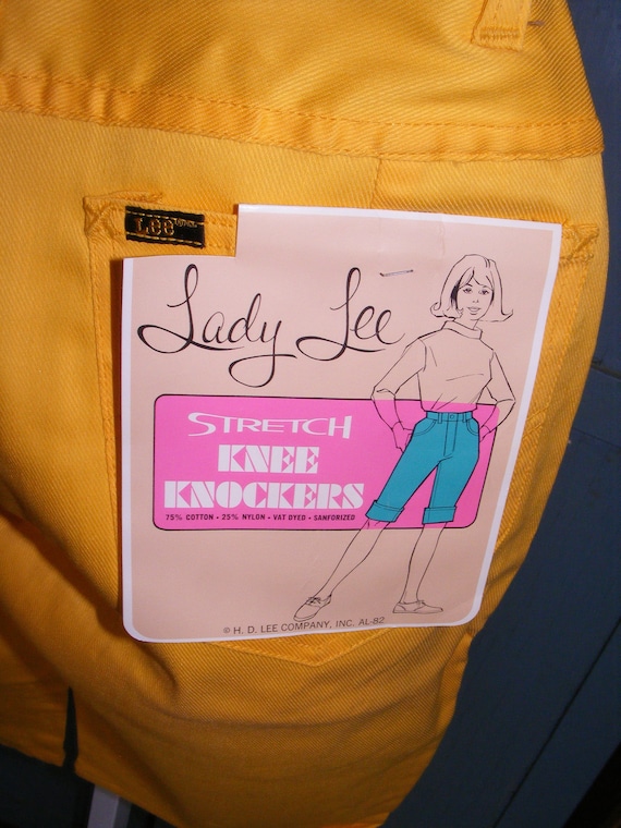 1960s Shorts Lady Lee Knee Knockers Stretch Sunflower… Gem