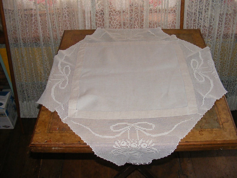 Victorian Table Cloth Table Scarf Parlour Tablecloth Linen - Etsy