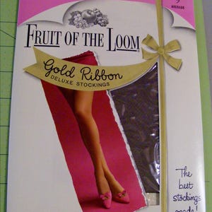 Jaren 60 kousen Kousen Fruit of the Loom Deadstock in pakket, maat 9: gemiddelde rookgloed