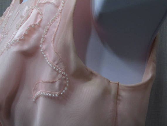 1960s Gown Pink Formal Dress Vintage Debutante Vi… - image 10