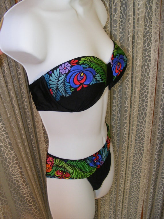 1980s Bikini High Brazilian Leg Deadstock Vintage… - image 4