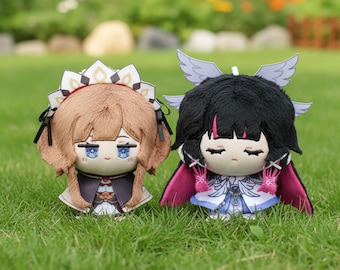 Genshin Fatui Plushie: 12cm Sitting Plush Doll | Columbina Sandrone