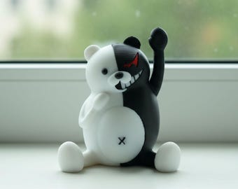 Danganronpa Monokuma Headmaster Figure 3D Printed PLA 7cm Desk Collectible Game Character