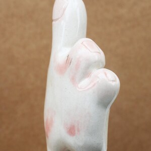 Handmade Ceramic Hand-Shaped Straw, Funny Drinkware, Unique Straw, Quirky Gift for Friends image 12