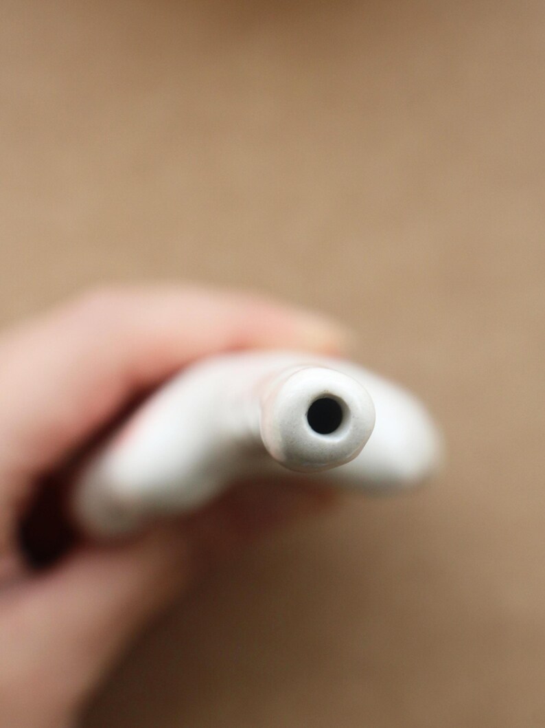 Handmade Ceramic Hand-Shaped Straw, Funny Drinkware, Unique Straw, Quirky Gift for Friends image 15