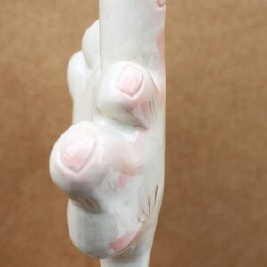 Handmade Ceramic Hand-Shaped Straw, Funny Drinkware, Unique Straw, Quirky Gift for Friends image 8