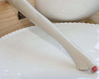 Cannuccia in ceramica fatta a mano, divertente decorazione per tazze con cannuccia, regalo unico per bevande