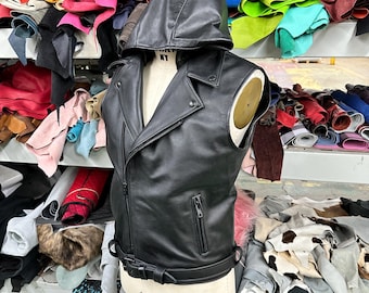 Chaqueta de moto sin mangas personalizada