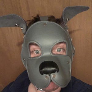 leather puppy hood base color only