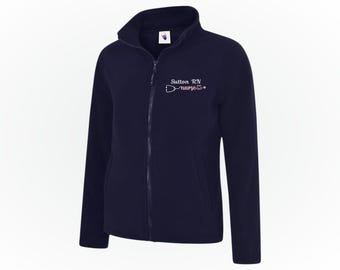 Custom Nurse Ladies Jacket, Embroidered Medical Zip Up Coat, Personalised RN BSN LPN Workwear Zip Jacket, Nursing Student Graduation Jacket