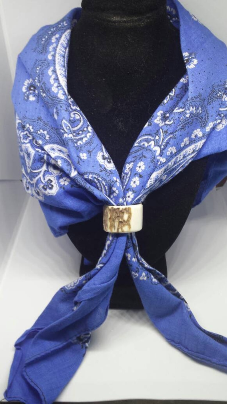 Scarf Tie Made From Elk Antler