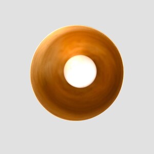 Brass Ceiling Light | Flush Mount Ceiling Light | Modern Spot Light | Kitchen Island Lamp image 8