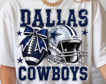 Dallas Cowboys Glitter Helmet Football PNG, Game Day Sublimation Design (Digital Download)
