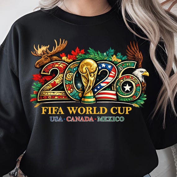 2026 FIFA World Cup PNG, USA Canada Mexico Soccer Design, Football Fan Digital Download