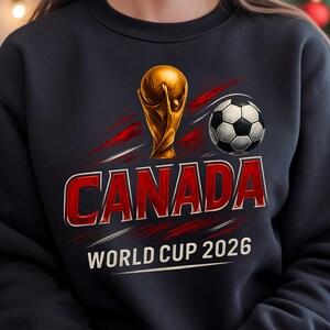 Canada World Cup soccer themed digital artwork