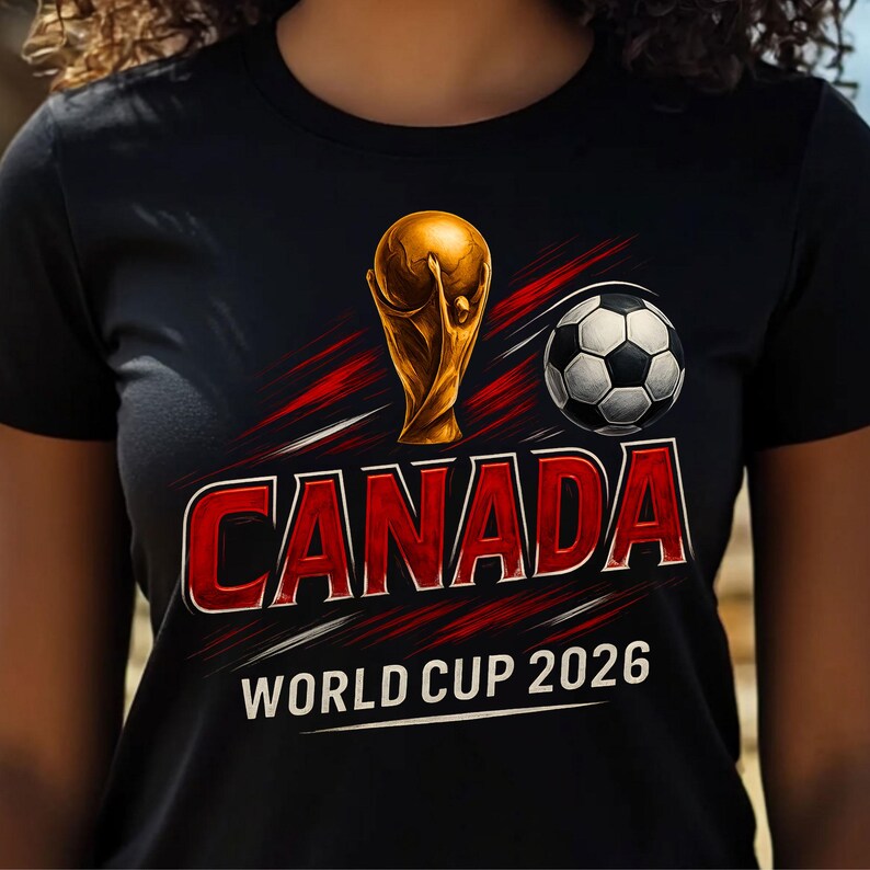 Canada football digital download PNG with trophy graphic