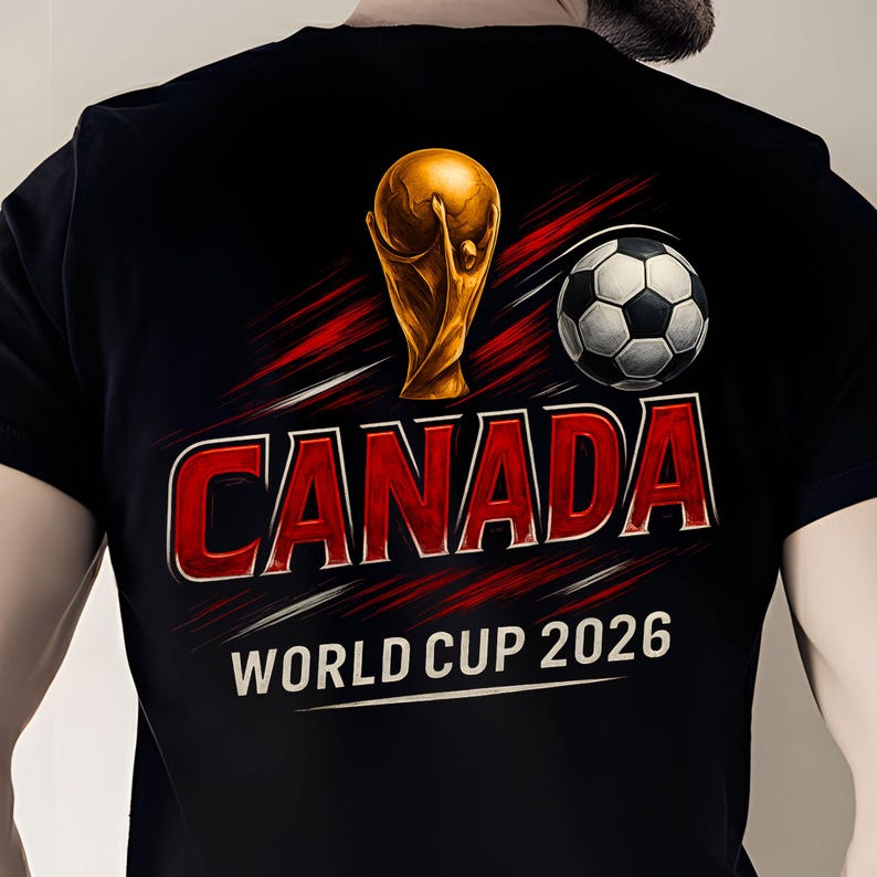 Canada soccer supporter design for World Cup 2026