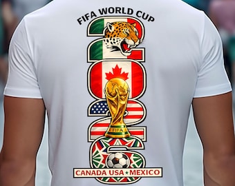 World Cup 2026 PNG, USA Canada Mexico Soccer Trophy Design, Football Fan (Digital Download)