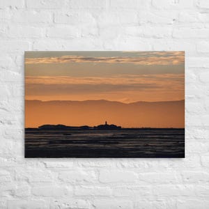 The Stone Watcher: by Carl Plamondon - printed on canvas