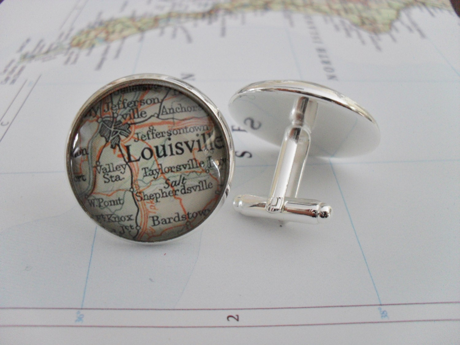 Pince De Cravate Vintage 'The Star' Louisville KY - Occasion En Argent