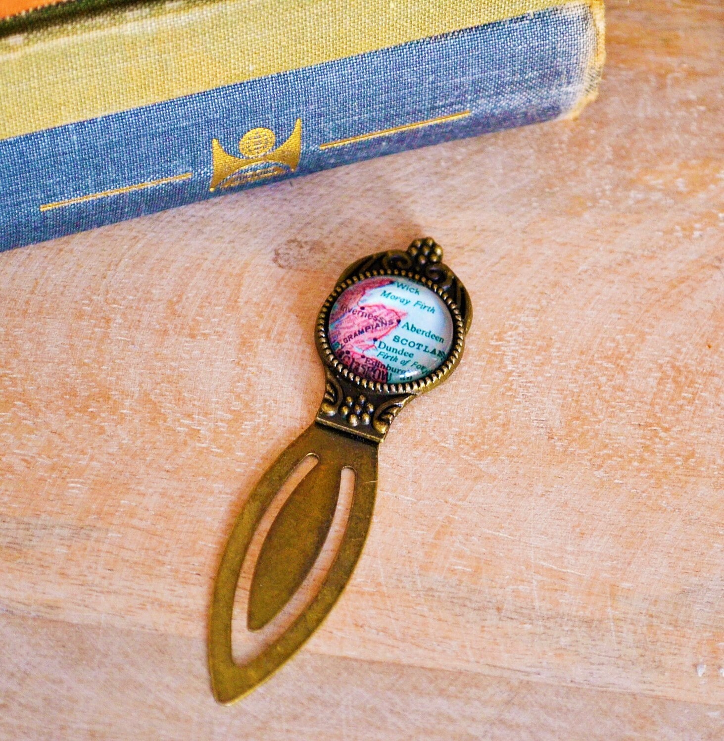 Custom MAP BOOKMARK / Unique Bookmark / Bookworm Gift / You Pick the ...